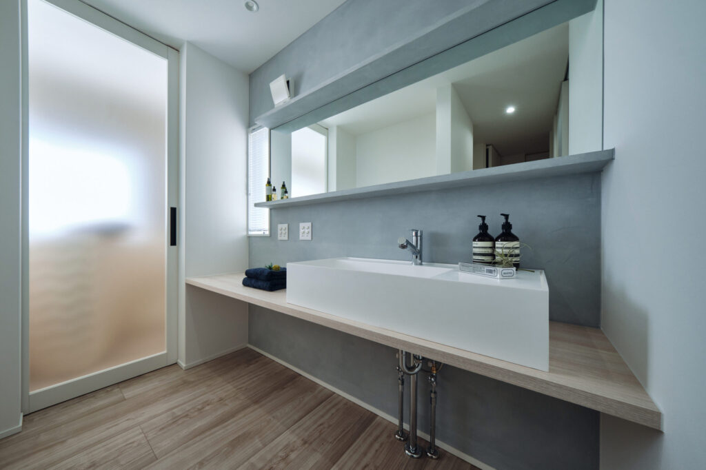 洗面スペース01　写真